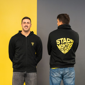 VESTE ZIPPEE LOGO